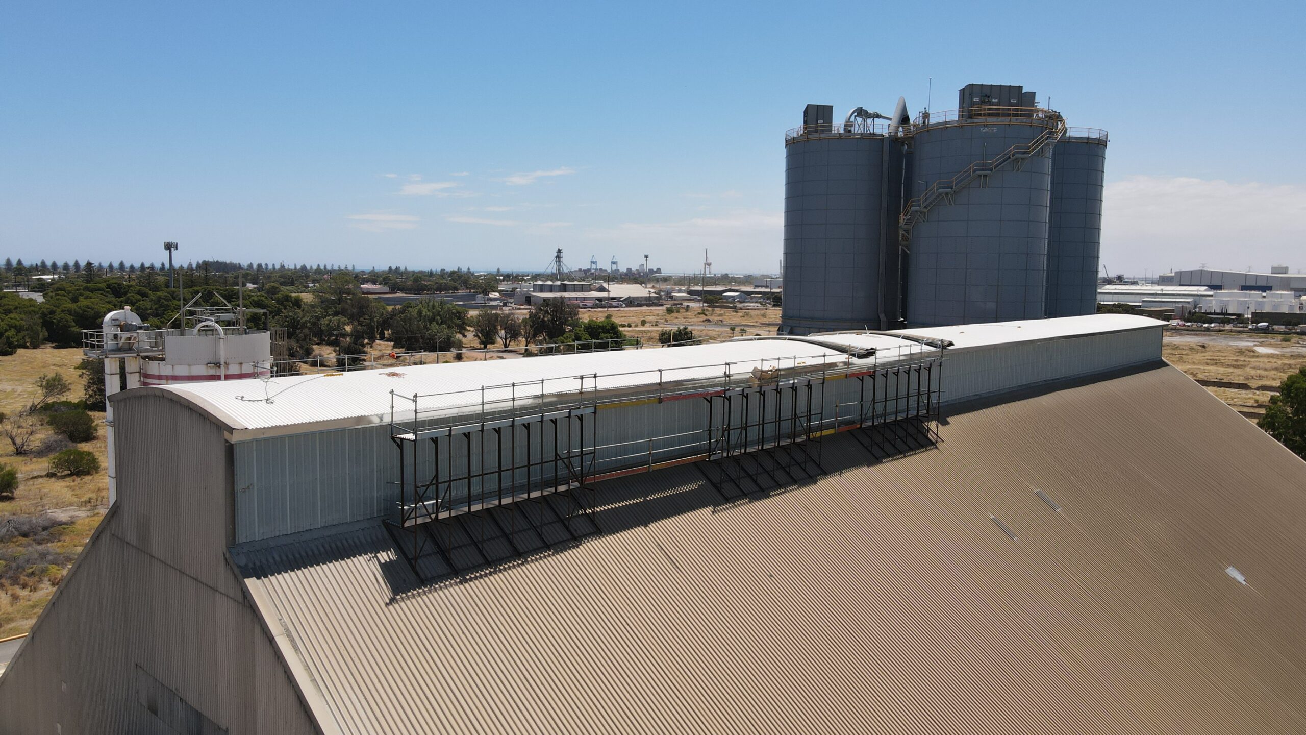 Roof and Gutter Construction with Old Port Roofing Roof and gutter construction using high-quality materials