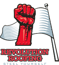 Revolution Roofing Icon Revolution Roofing icon graphic