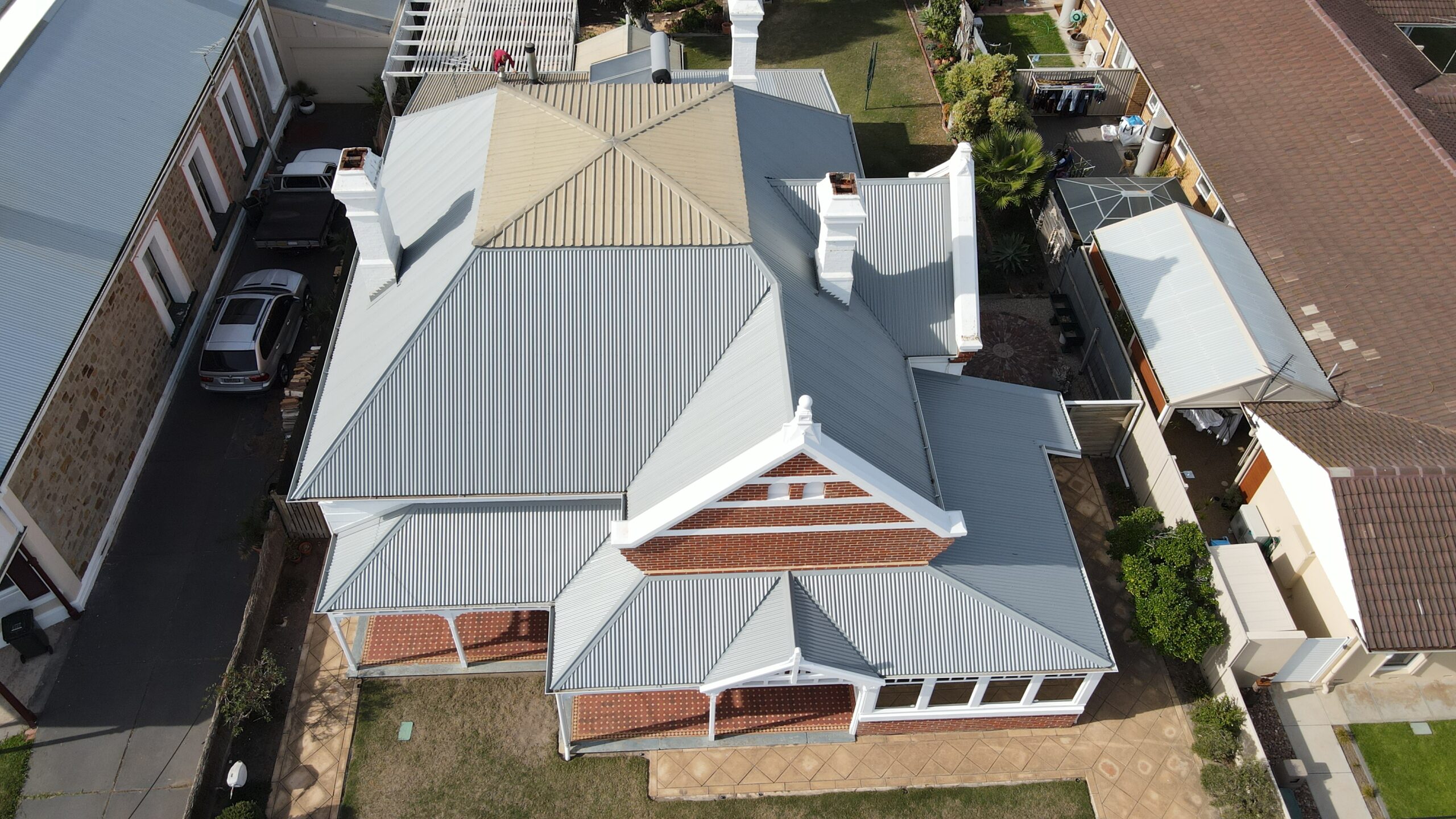 New Home with Colorbond Roofing Wide shot of house with new Colorbond roof