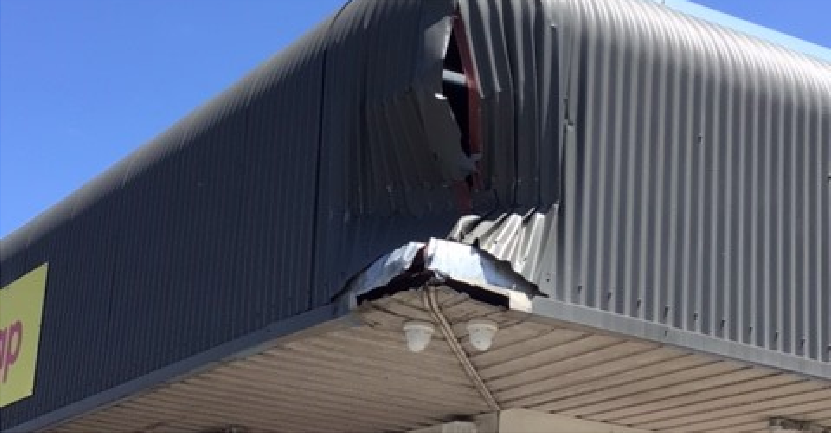 Roofs Replacement Before Image Old worn-out roofs before replacement