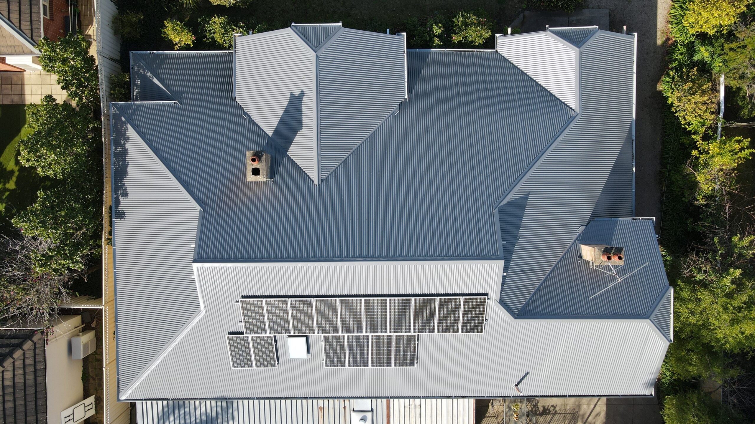 Residential Colorbond Roofing Installation Residential installation of Colorbond roofing